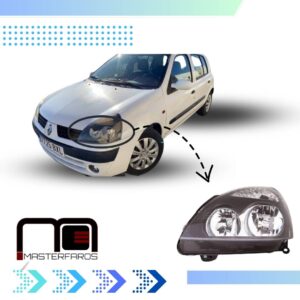 FARO DELANTERO RENAULT CLIO II 2004/2006 SYMBOL FD/NEG LH
