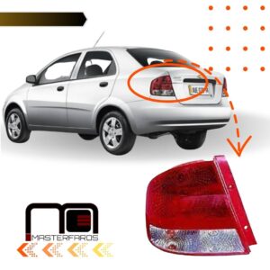 FARO POSTERIOR CHEVROLET AVEO 4P 2005/2019 - CHEVY TAXI C/S LH