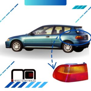 FARO POSTERIOR HONDA CIVIC 3P ESQ 1992/1995 LH