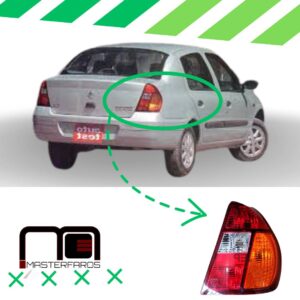 FARO POSTERIOR RENAULT CLIO 2003 RH