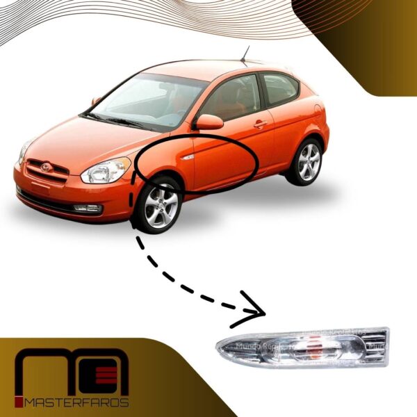 FARO LATERAL HYUNDAI ACCENT 2006/2011 LH