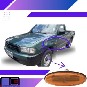 FARO LATERAL MAZDA B2200 2001/2007 B2600 AMARILLO C/S LH