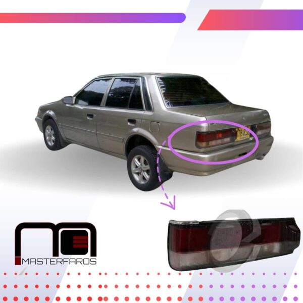 FARO POSTERIOR MAZDA 323 ECU 1992/1999 C/F PLACA C/S LH