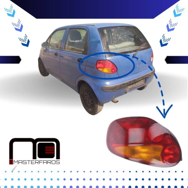 FARO POSTERIOR DAEWOO MATIZ 1999/2001 LH