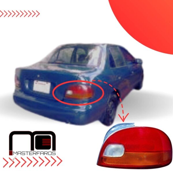 FARO POSTERIOR HYUNDAI ACCENT 4P 1995/1997 LH