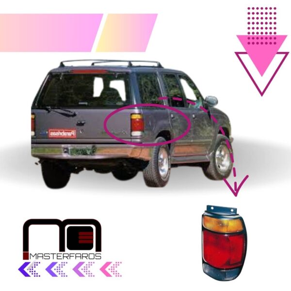 FARO POSTERIOR FORD EXPLORER 1995/1997 RH