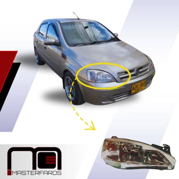 FARO DELANTERO CHEVROLET CORSA EVOLUTION 2003/2007 RH