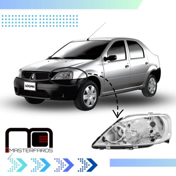 FARO DELANTERO RENAULT LOGAN FAMILIER 2011 LH