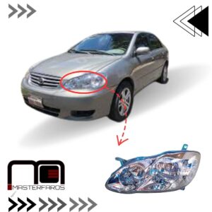 FARO DELANTERO TOYOTA COROLLA 2003/2005 LH