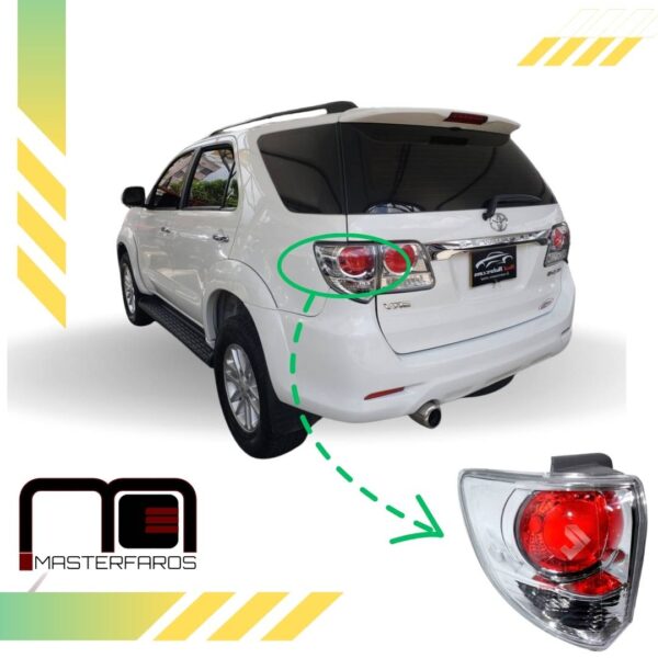 FARO POSTERIOR TOYOTA FORTUNER 2012/2016 EXT LH