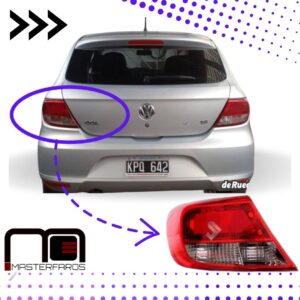 FARO POSTERIOR VOLKSWAGEN GOL 5P 2010/2012 LH