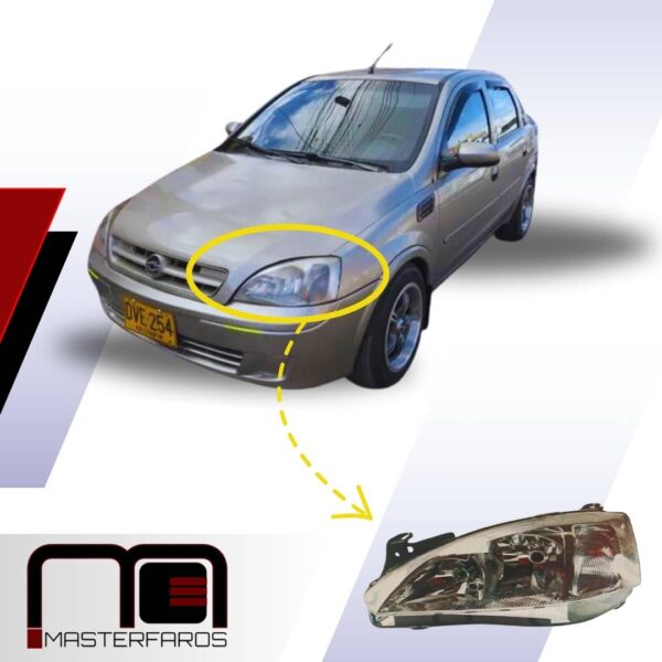FARO DELANTERO CHEVROLET CORSA EVOLUTION 2003/2007 LH
