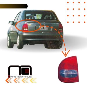 FARO POSTERIOR CHEVROLET CORSA 4P SEDAN 2000/2002 LH