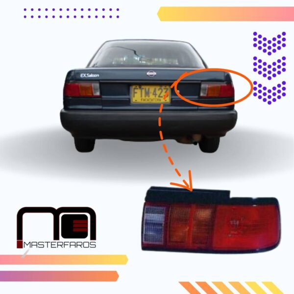 FARO POSTERIOR NISSAN DATSUN SENTRA B13 1994/2001 C/S RH