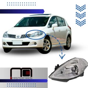 FARO DELANTERO NISSAN TIIDA 4P 2010 LH