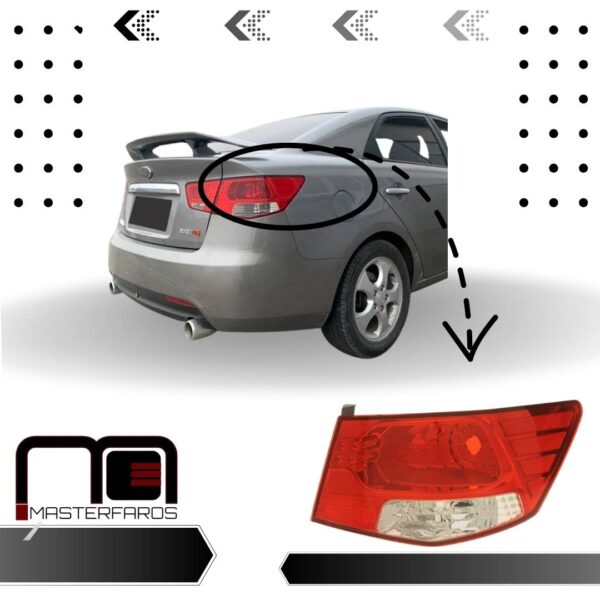 FARO POSTERIOR KIA CERATO FORTE 2010/2018 RH