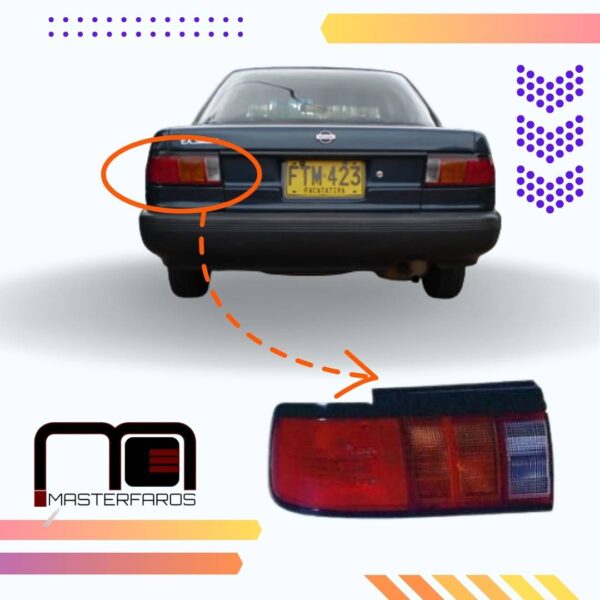 FARO POSTERIOR NISSAN DATSUN SENTRA B13 1994/2001 C/S LH