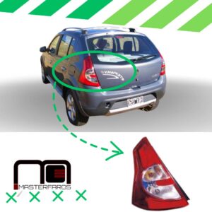 FARO POSTERIOR RENAULT SANDERO STEPWAY 2009/2012 LH