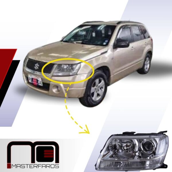 FARO DELANTERO CHEVROLET GRAND VITARA SZ 2008/2019 FDO/GRIS LH