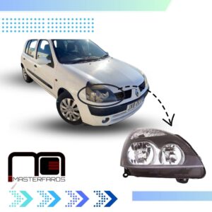 FARO DELANTERO RENAULT CLIO II 2004/2006 SYMBOL FD/NEG RH