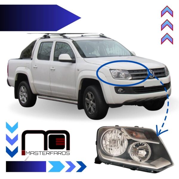 FARO DELANTERO VOLKSWAGEN AMAROK 2011/2017 RH