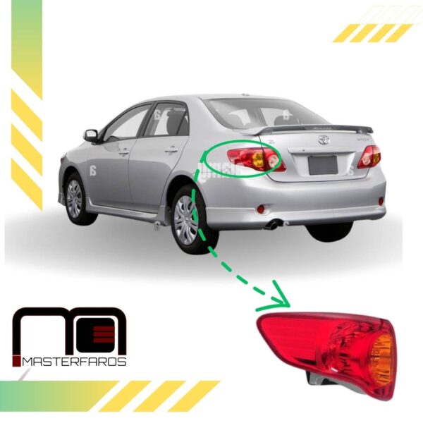FARO POSTERIOR TOYOTA COROLLA 2009/2010 EXT LH