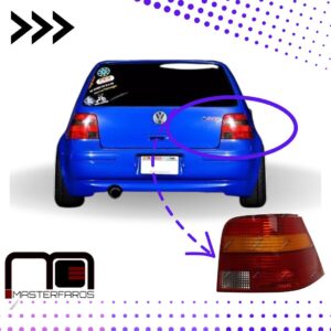FARO POSTERIOR VOLKSWAGEN GOLF 2000/2006 S/S RH