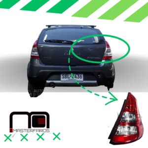 FARO POSTERIOR RENAULT SANDERO 2013/2015 ROJO RH