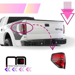 FARO POSTERIOR FORD F150 NEGRO 2010/2015 LH