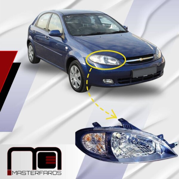 FARO DELANTERO CHEVROLET OPTRA HATCHBACK 2006/2009 RH