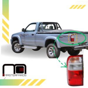 FARO POSTERIOR TOYOTA HILUX 2000/2002 ROJO/BLANC C/S LH