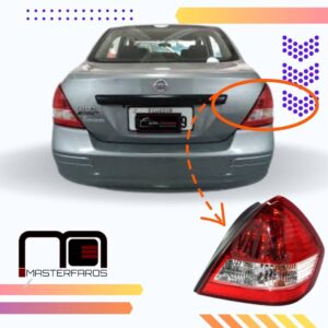 FARO POSTERIOR NISSAN TIIDA 4P 2010/2015 C/S RH