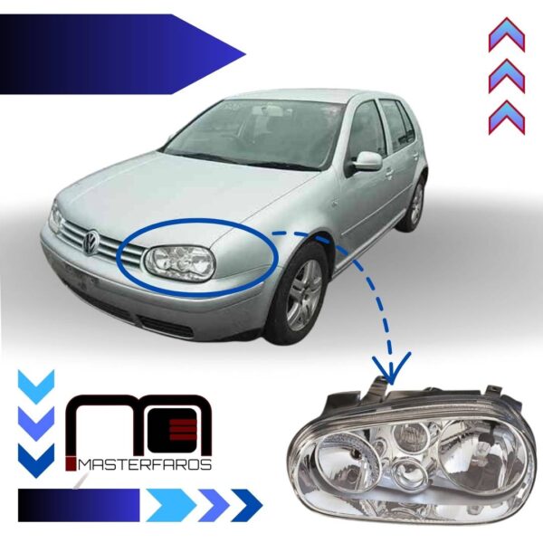 FARO DELANTERO VOLKSWAGEN GOLF IV 2000/2006 C/NEB LH