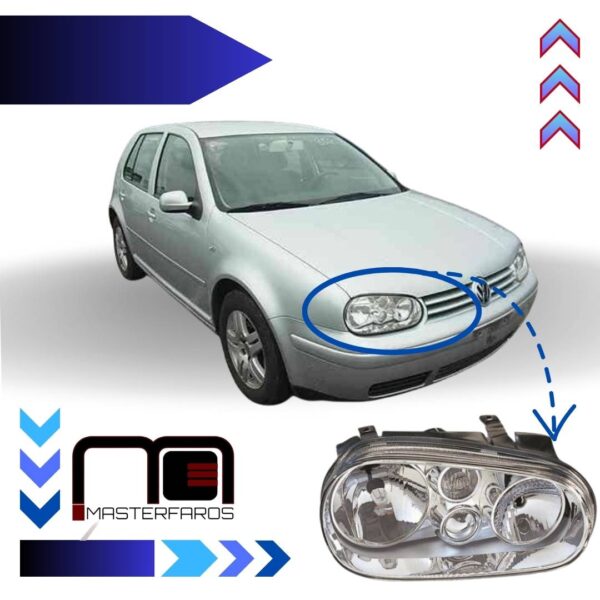 FARO DELANTERO VOLKSWAGEN GOLF IV 2000/2006 C/NEB RH