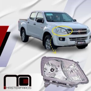 FARO DELANTERO CHEVROLET D-MAX UN FOCO 2014/2018 RH