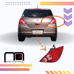 FARO POSTERIOR NISSAN TIIDA 5PTS 2007/2010 C/S RH
