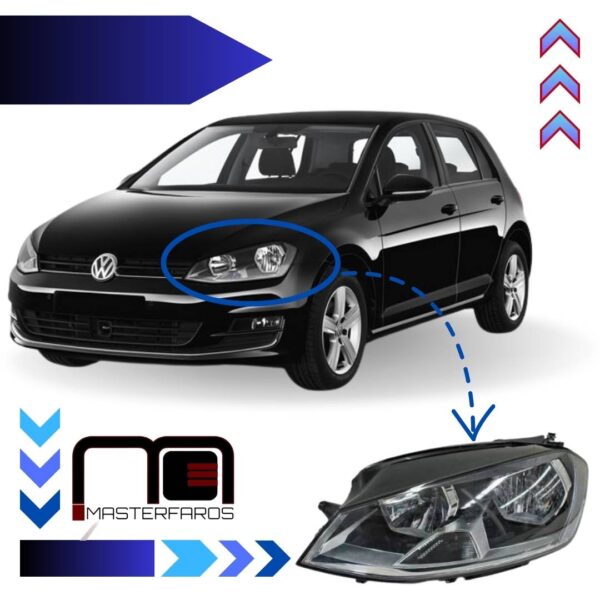 FARO DELANTERO VOLKSWAGEN GOLF 2013/2016 LH