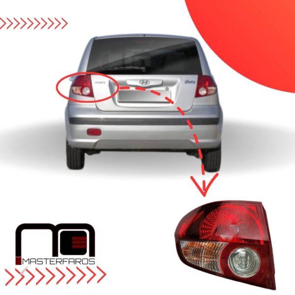 FARO POSTERIOR HYUNDAI GETZ 2002/2005 LH