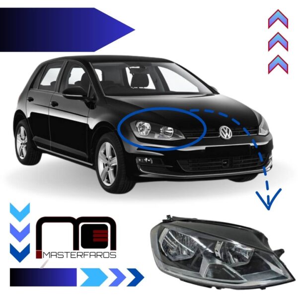 FARO DELANTERO VOLKSWAGEN GOLF 2013/2016 RH