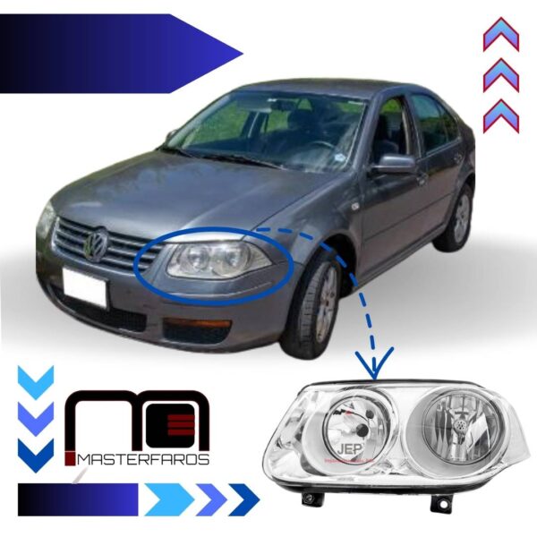 FARO DELANTERO VOLKSWAGEN JETTA 2008/2011 LH