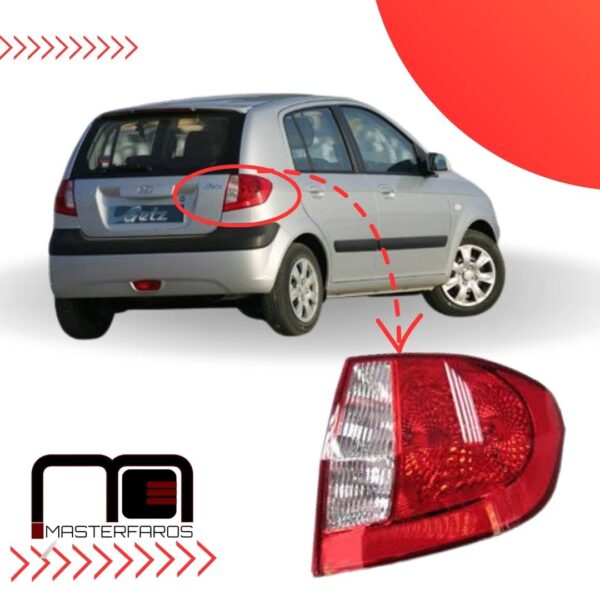 FARO POSTERIOR HYUNDAI GETZ 2006/2011 RH