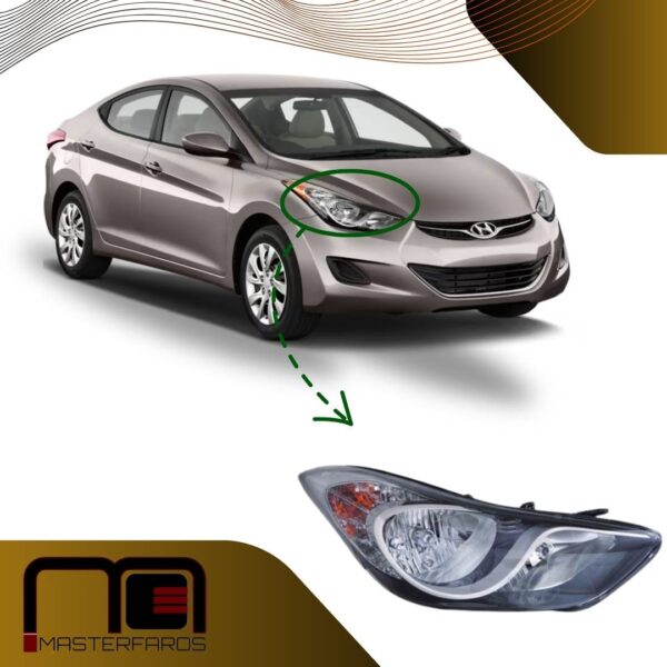 FARO DELANTERO HYUNDAI ELANTRA 2012/2014 RH