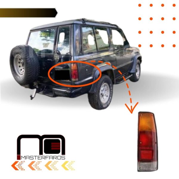 FARO POSTERIOR CHEVROLET LUV 1981/1987 TROOPER R/NEG RH