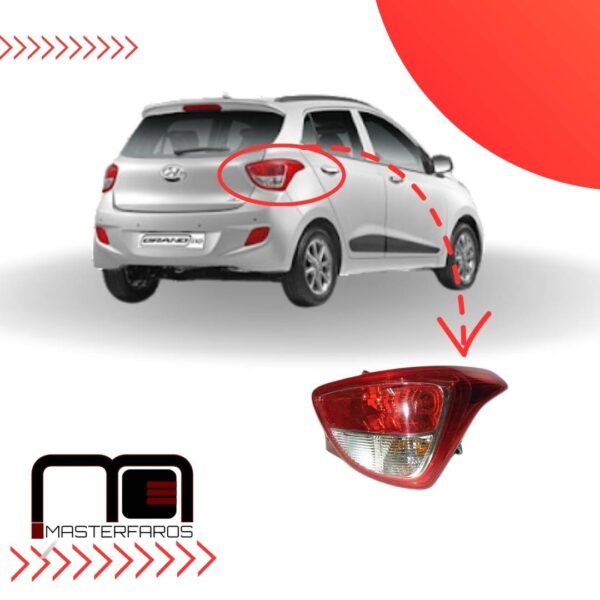 FARO POSTERIOR HYUNDAI GRAND I10 4P 2015 RH