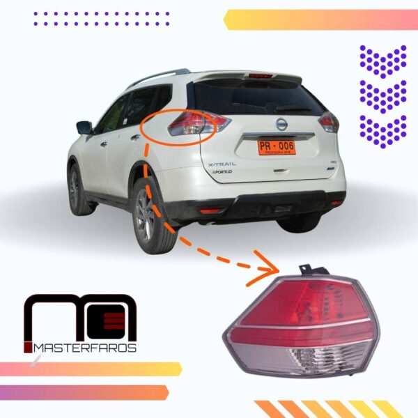 FARO POSTERIOR NISSAN XTRAIL 2015 LH