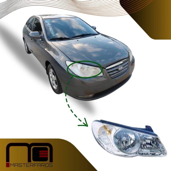 FARO DELANTERO HYUNDAI ELANTRA E SERIES 2008/2011 RH