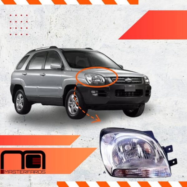 FARO DELANTERO KIA SPORTAGE 2005/2008 RH