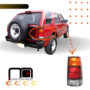 FARO POSTERIOR CHEVROLET LUV RODEO 1988/1997 R/NEG C/S RH