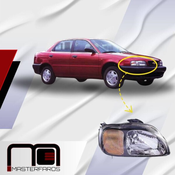 FARO DELANTERO CHEVROLET ESTEEM 2001/2004 C/H MED RH