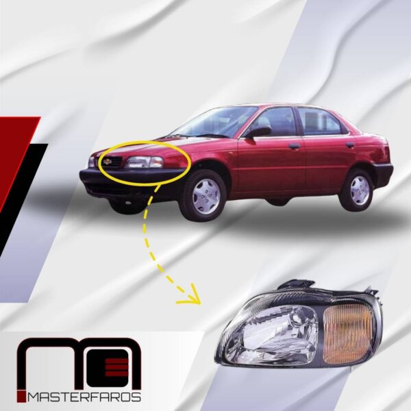 FARO DELANTERO CHEVROLET ESTEEM 2001/2004 C/H MED LH